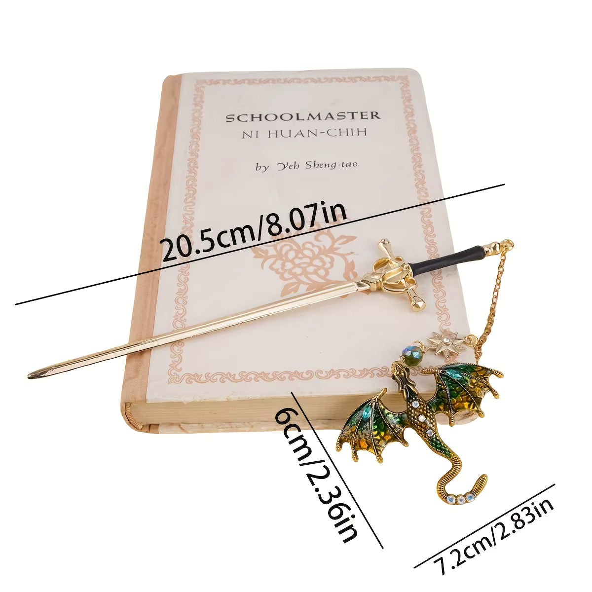 Schwert und Drache Lesezeichen