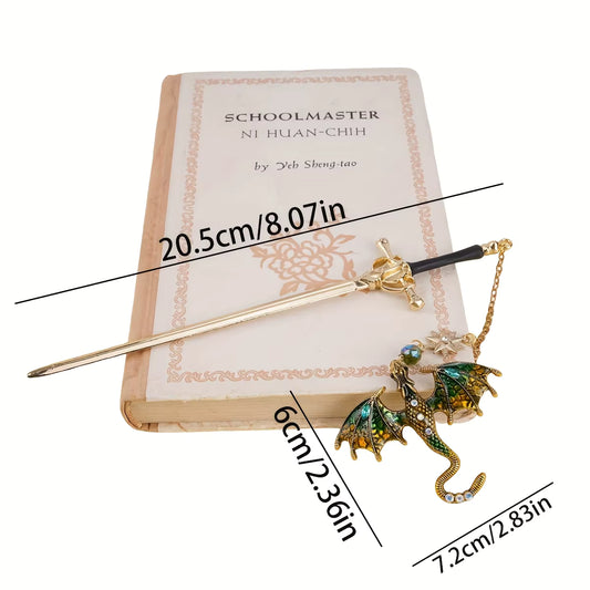 Schwert und Drache Lesezeichen