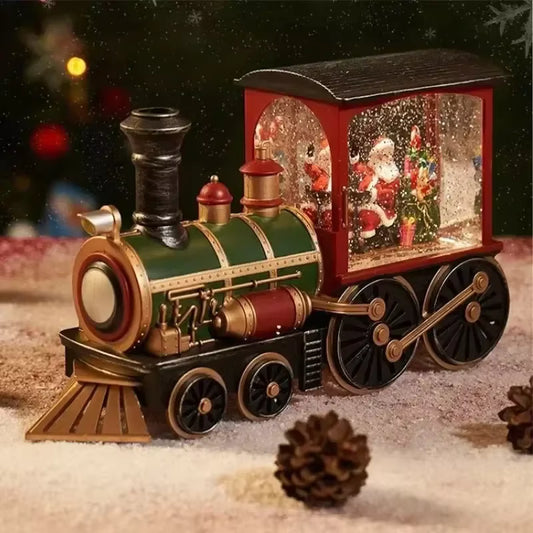 Santa kommt mit der Bahn