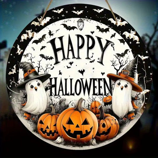Retro-Halloween-Schild