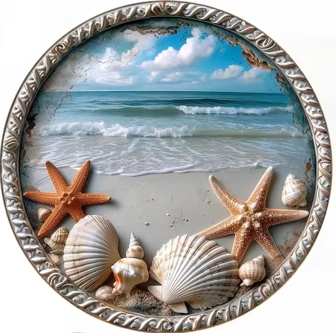 Muscheln und Seesterne